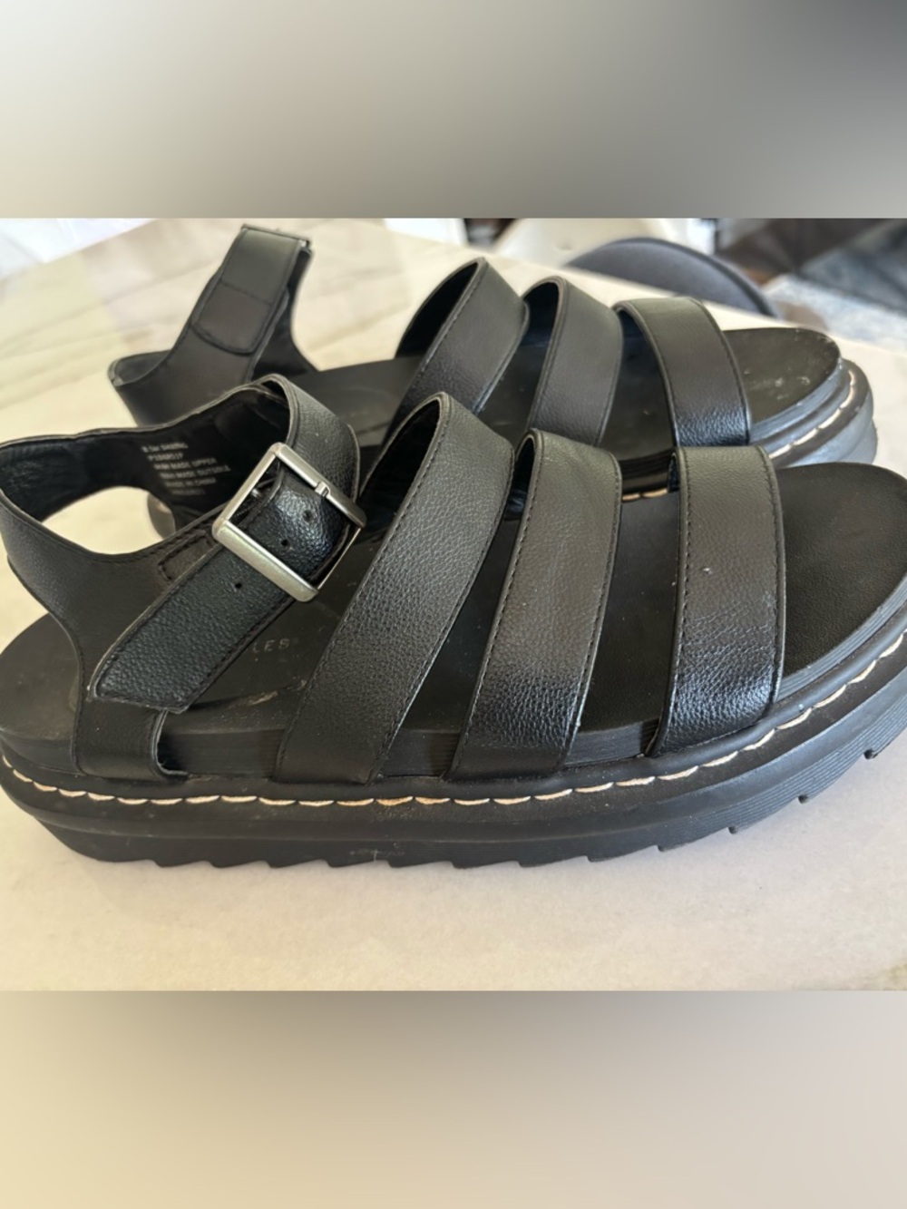 Sincerely Jules Strappy Platform Fisherman Sandals “Daring” Size 8
